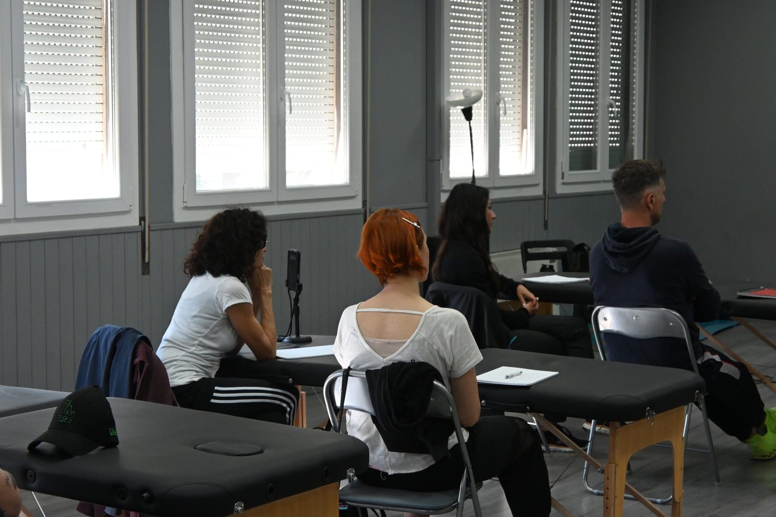 Studenti HealthClub durante la lezione